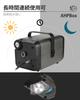 Anesty AHPBox 2in1 Airbrush Compressor Quick Color Change Compressor for Airbrush Can Connect 2 Airbrushes Nozzle Diameter Painting Tool 0.2/0.3/0.5mm