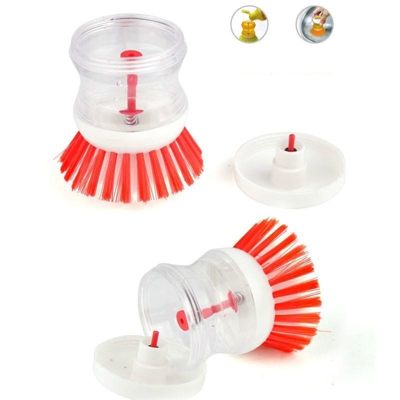 Kitchen Cleaning Brush Hydraulic Pressure Washing Brush Kitchen Pot Pan Dish Bowl Palm Wash Tool Bru