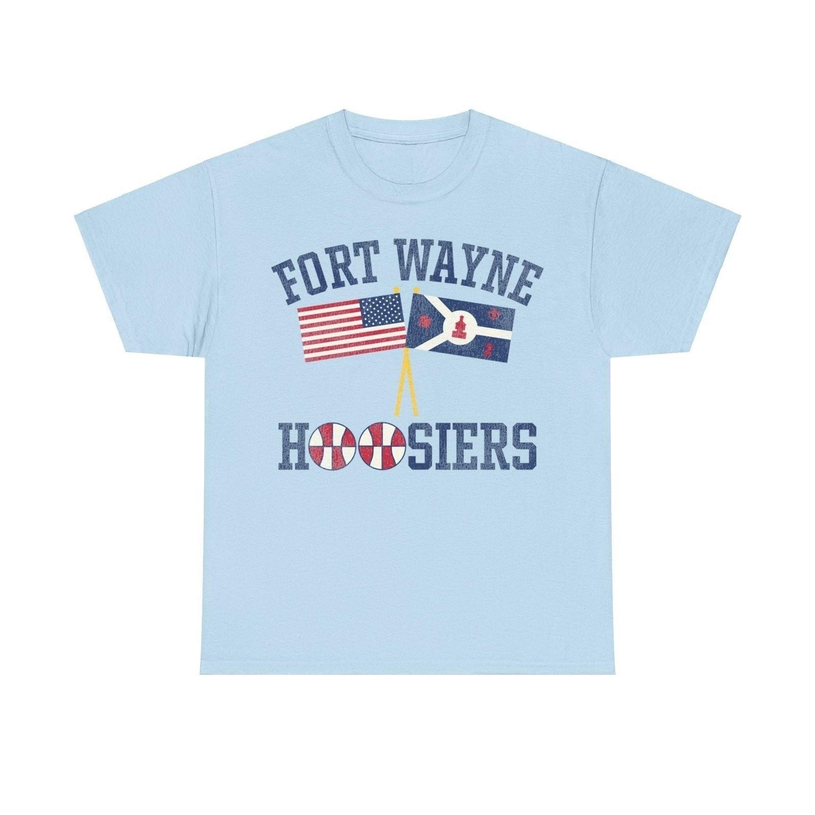 Fort Wayne Hoosiers Basketball Team Nostalgic Retro T-shirt M