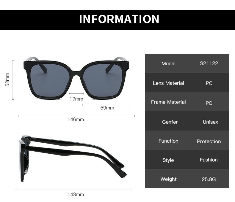 4pcs New Luxury Sunglasses Women High Quality Oversize Sports Sunglasses Women Classic Square Shades Glasses Women Men UV400