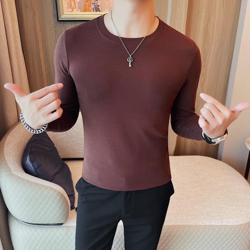 

Men s Mock Neck Slim Fit Long Sleeve Autumn Base Layer Tee 3XL (75-82.5 kg)