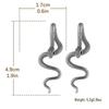 Detachable Snake Earrings: Hip Hop Halloween Dark Studs for Women