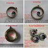 2 Stück/Los 0,15-0,5 mm dick 8-12 mm Breite Spiralfeder aus Flachdraht Konstantkraftfedern Kleine Spiral-Styl