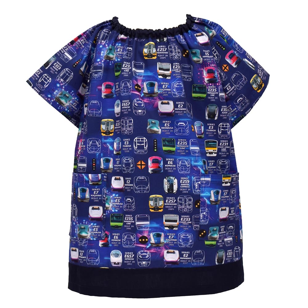 

ЯРКИЙ КОНФЕТНЫЙ СТИЛЬ Коллекция Лица поездов с коротким рукавом от JR Размеры Короткий Детсадовский Игровой костюм для Артикула N1344620 Спецодежда, (Лицензированный Восток) -