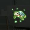 Yousheng Glow in The Dark Toilet Seat Sticker Sea Turtle Whale Bathroom Wall Decal under The Sea Ocean Sticker for Toilet Tank Lid