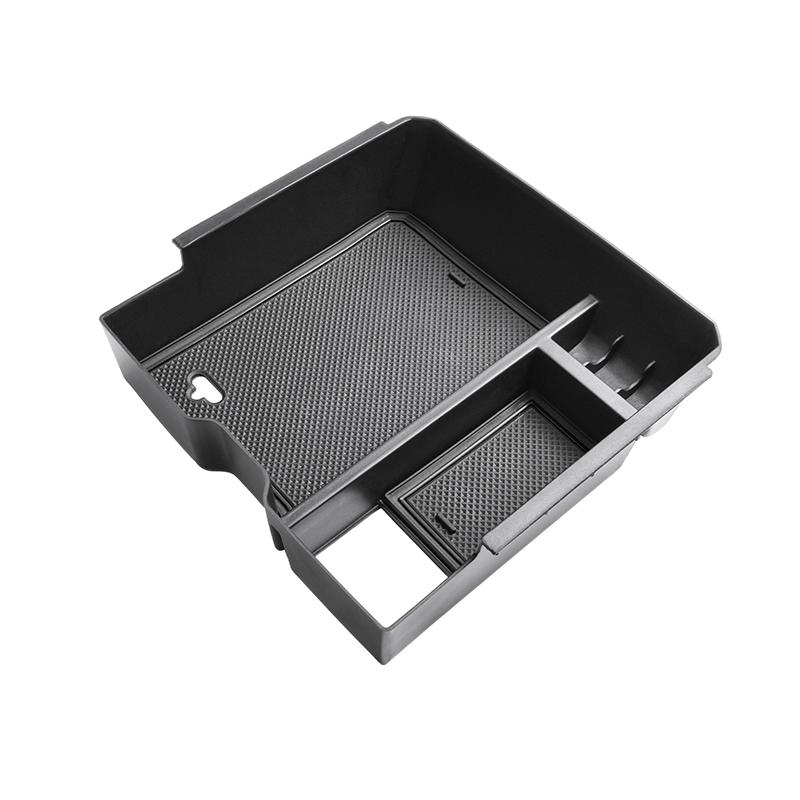 Car Armrest Storage Box Tray Console Organizer Holder for Ford Ranger&Ranger Raptor 2025 Electric Handbrake Interior Accessories