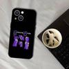 Custodia Morbida Nera per Telefono con Band D-Depeche ModeS Per iPhone 17,16,15,14,13,12,11,Pro,XS,Max,XR,Plus,E,SE4,Mini