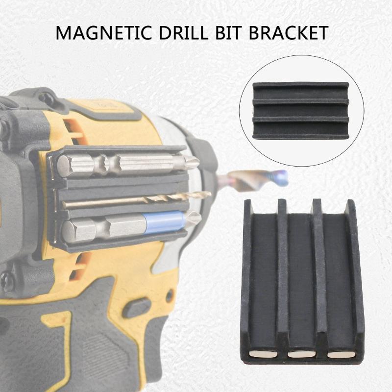 High Strength Magnetic Base Drill Bit Stand Rack Holder For Stable Woodworking Metal Drilling Stable Drilling Operations
