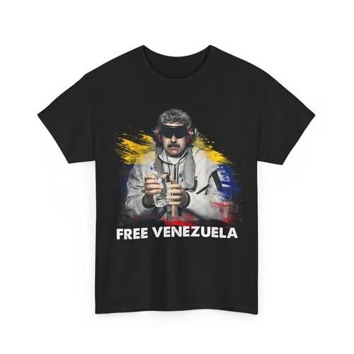 Maduro Nicolas Free Venezuela Venezuela Libre 2026 T-Shirt S