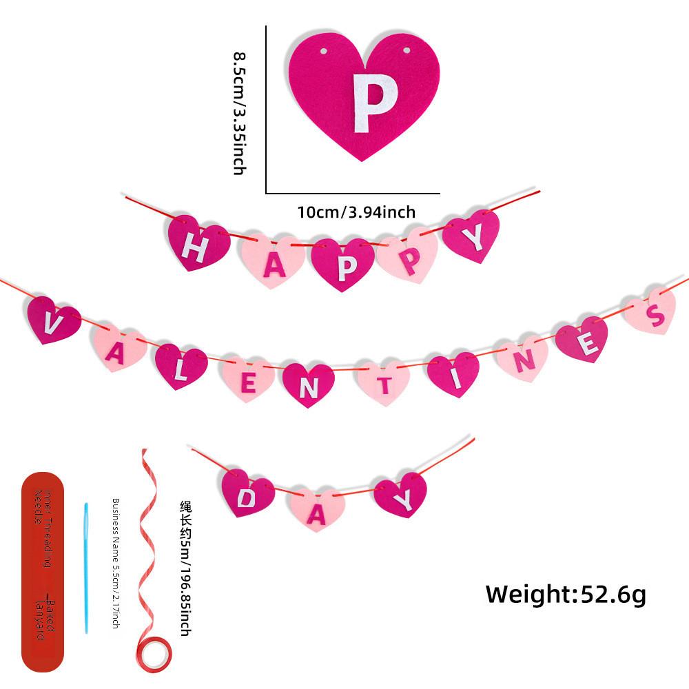 Love Adorable Felt Banners For Valentines Day Be My Valentine And You Be Mine Perfect For Romantic Atmosphere And Festive Decor