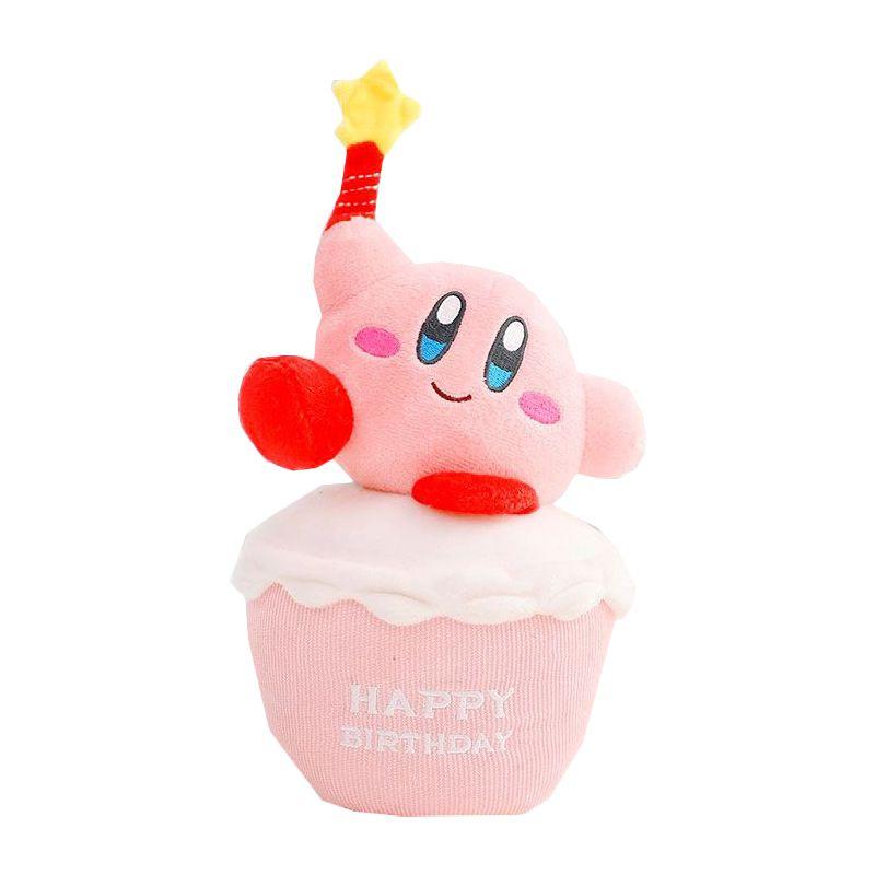 

Очаровательная плюшевая игрушка My Melody Kirby, фаршированная кукла со свечами на день рождения, для детских подарков Kirby