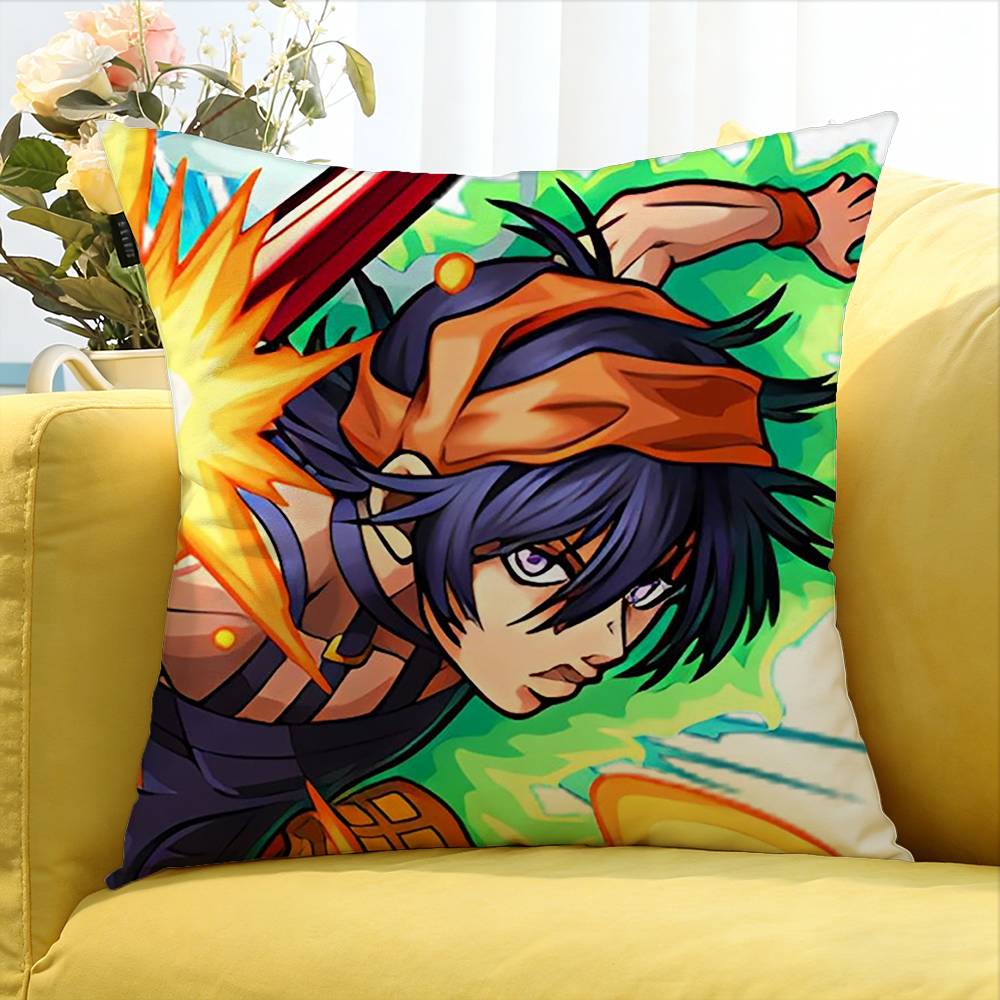 Narancia Ghirga  Various Sizes Square Pillow Case For Car Home Bedchamber Decor