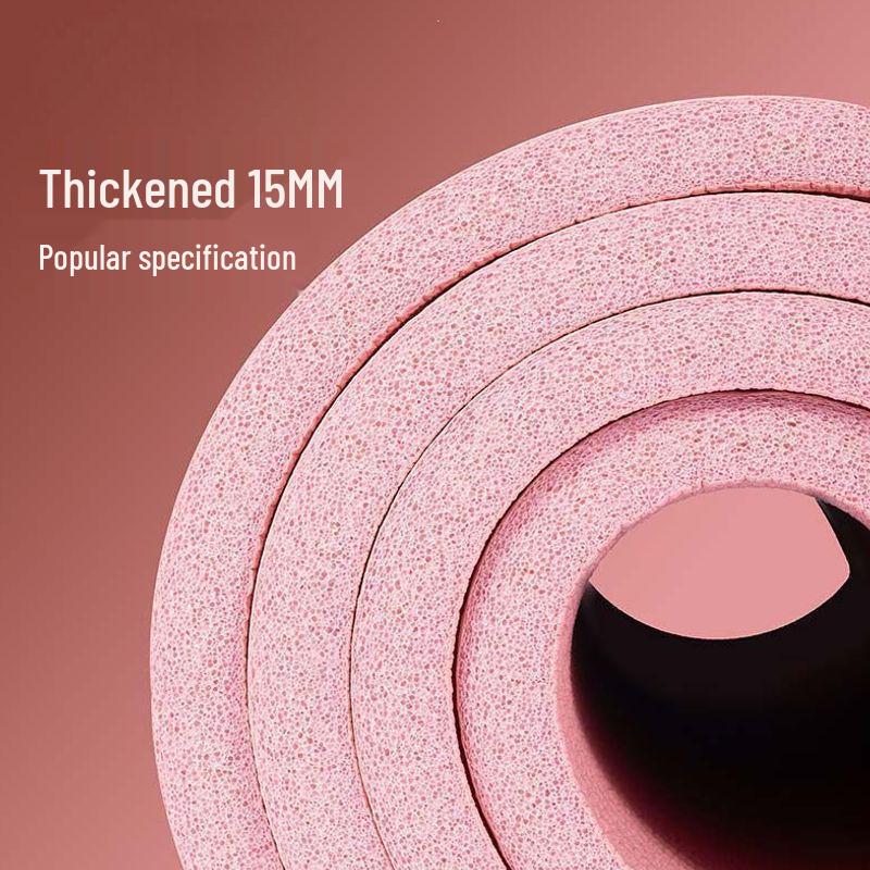 Girls' Non-Slip Yoga Mat: Widened, Thickened, Soundproof, Shock-Absorbing for Home, Dorm & Indoor Dance