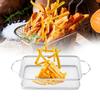 Edelstahl Frittierkorb Multifunktions-Netzfrittierkorb(27*12*6cm)