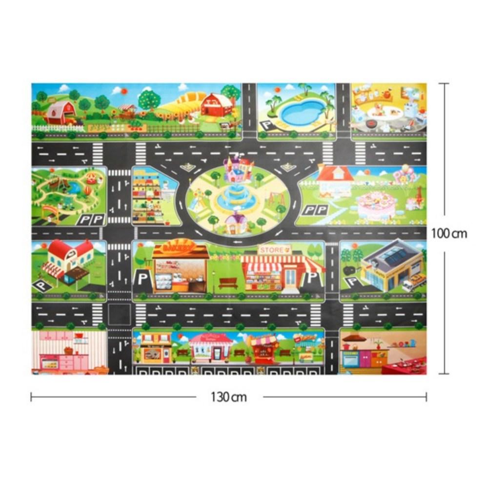 Rare Corporation City Car Road Play Mat (1 Pc)
