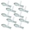 10Pcs Fish Scale Remover Portable Hand Held Hangable Compact Efficient Fish Scaler Brush for Kitchen Restaurant