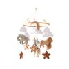 Baby Wooden Crib Mobile Bed Bell Hanging Rattle Toy Newborn Music Box Bed Bell Hanging Toys Holder Bracket Infant Crib Baby Gift