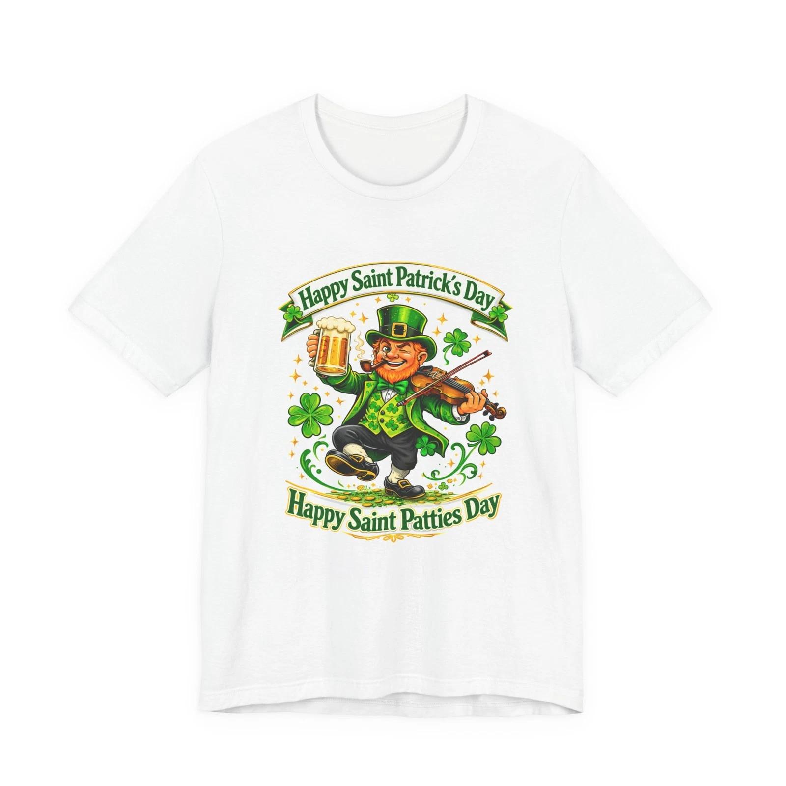 Happy Saint Patties Day Leprechaun Tee | St. Patrick s Day Tshirt XL