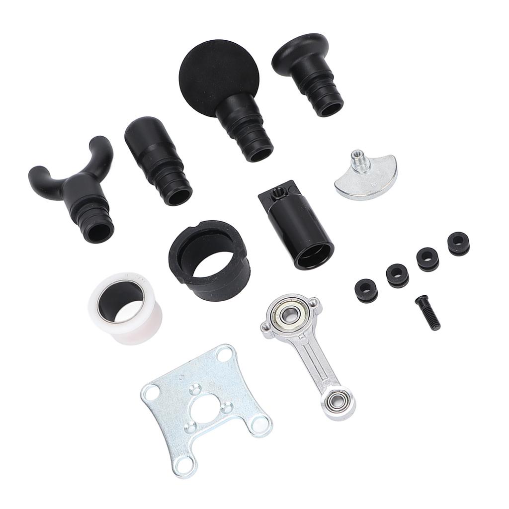 Muscle Massage Gun Replaceable Heads Aluminium Alloy 4 Different Heads for Deep Tissue Fascia