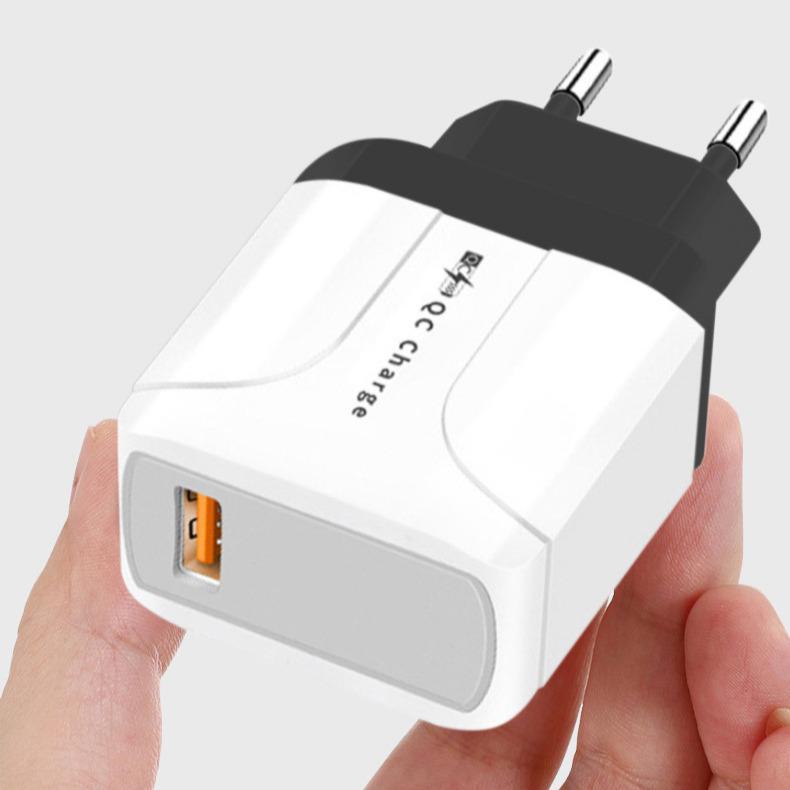 PD33W QC3.0 GaN Charger: 9V/12V, 65W, Multi-Port, European Standard, Fast Charging Adapter