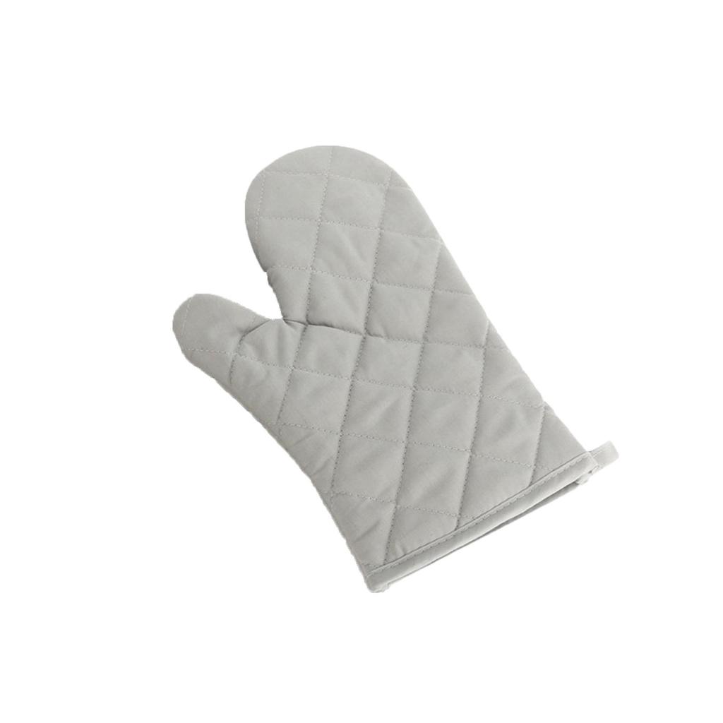1PC Oven Mitts Heat Resistant Microwave Oven Glove Cotton Linen Baking BBQ Non-slip Oven Mitts Kitchen Cooking Supplies Tools