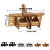 2Pcs Heavy Duty Self Closing Wood Door Closers Self-Closing Spring Door Hinges 90 Degree Positioning Automatic Hinge