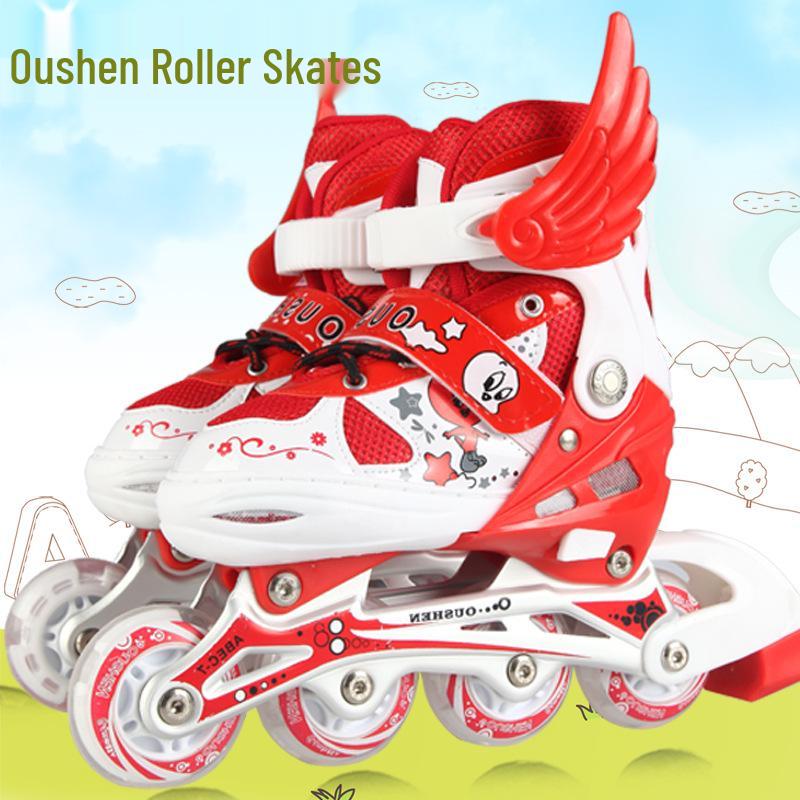 Breathable Adjustable Inline Skates for Boys & Girls Students