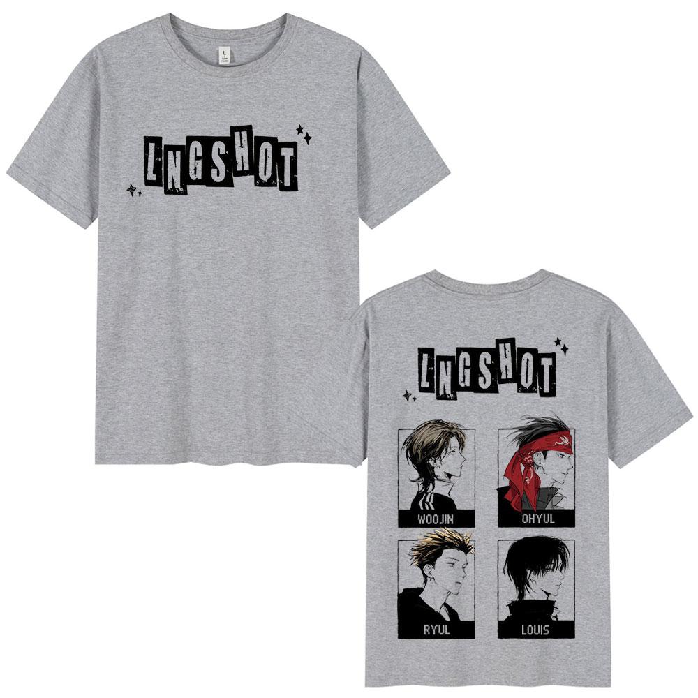 

Korean Kpop Lngshot Tshirt Unisex Women Clothing Fashion Hiphop Y2K Short Sleeve Tshirts Cotton Oversized Casual Top Streetwear 4XL