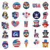 50 Independence Day Stickers Holiday Celebration Graffiti Stickers Diy Luggage Notebook Stickers
