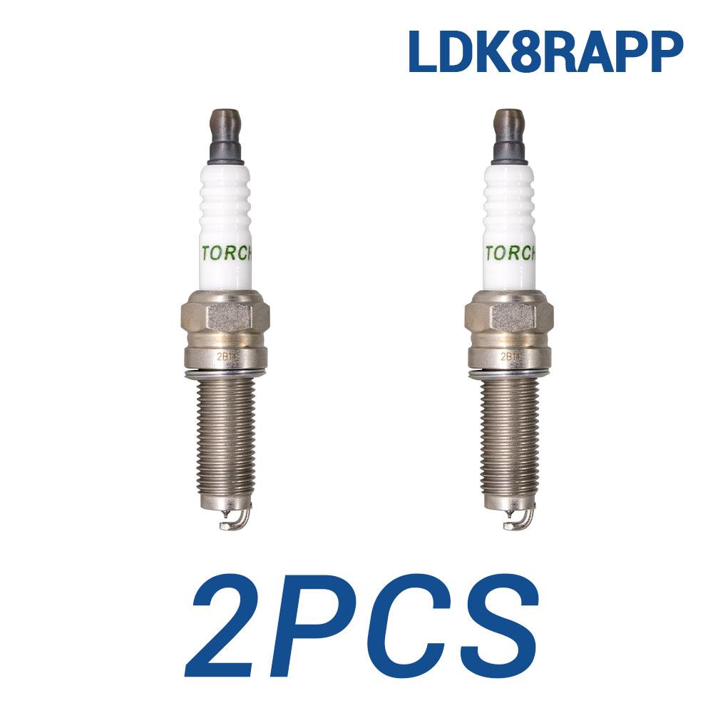 

2-8PCS Double Platinum Candles Torch LDK8RAPP Replace for DONGFENG SFG15T 3707200-F00-00A 3707200F0000A Spark plug Auto Parts 2 pieces with box