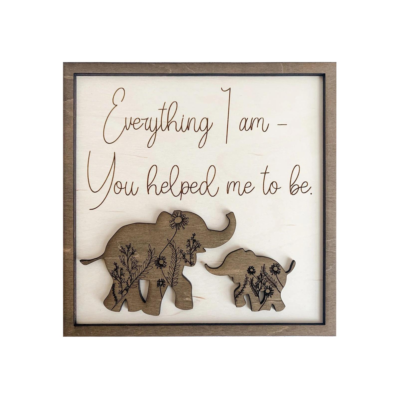 

Creative European Photo Elephant Photo Frame Wooden Photo Frame Decoration Home Bedroom Living Room Decoration