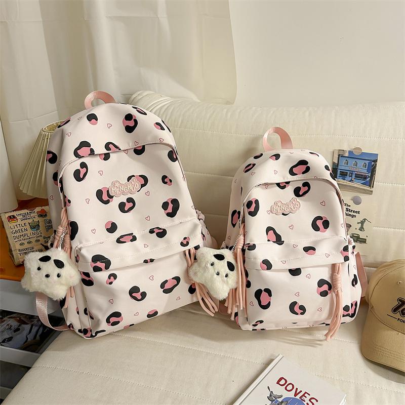 College Style Student Schoolbag Print Lightweight Backpack