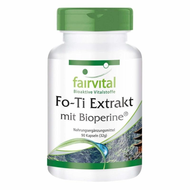 

Fairvital Fo-Ti Extract + Bioperine 90 Capsules