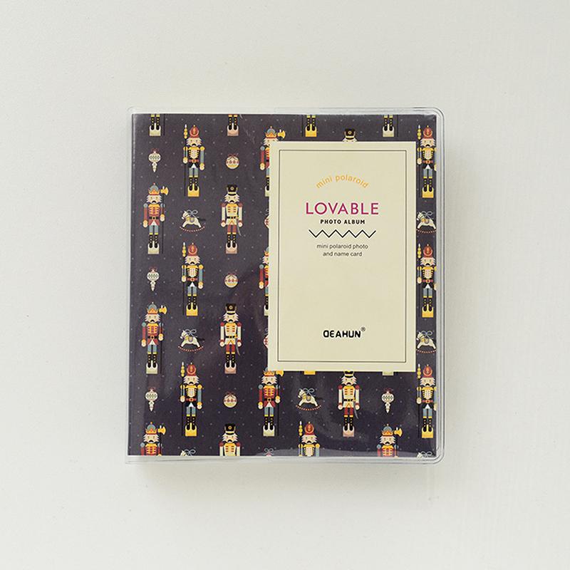 

Мини Фотоальбом Мультяшный Альбом для Фотографий Instax Книга для Хранения Звезд Kpop Для Пленки Fujifilm Instax Mini 7S 8 25 50S 90 Instax чёрный