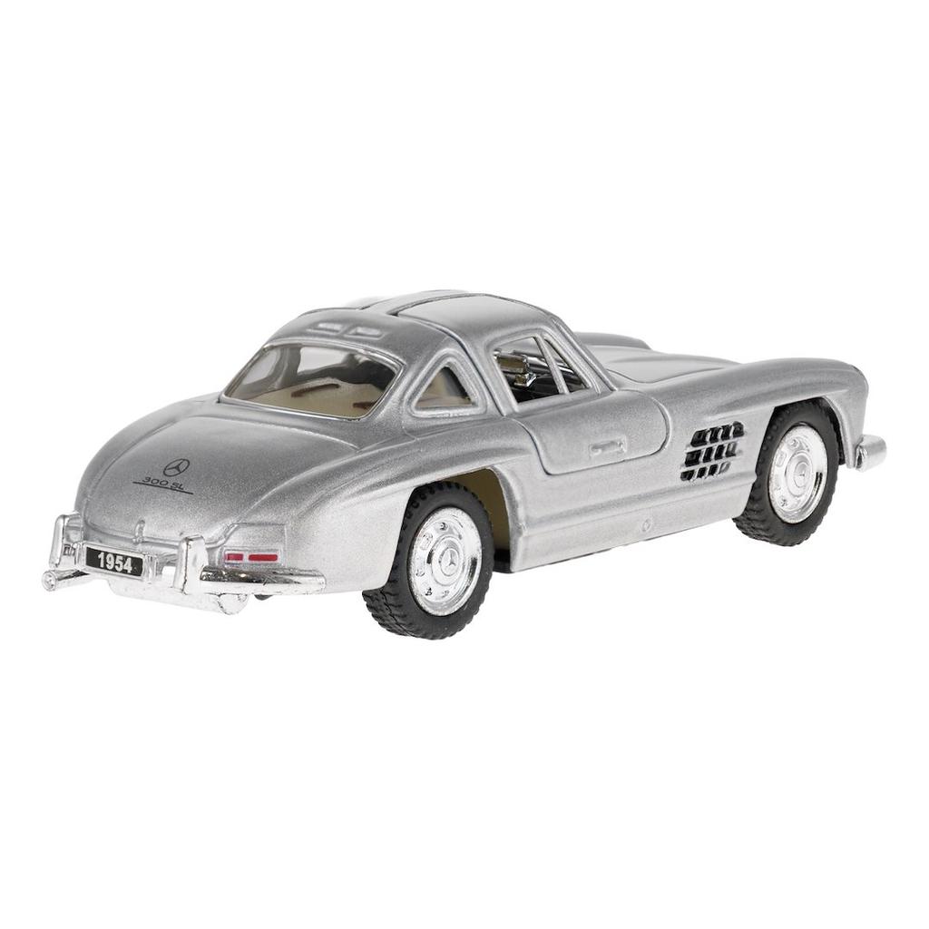 Model 1:36, 1954 Mercedes-Benz 300SL, srebrny
