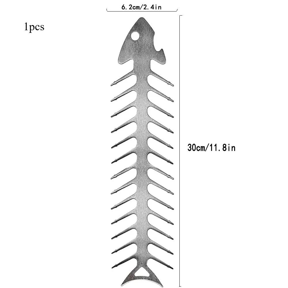 

Премиальные шампуры для барбекю из нержавеющей стали Рыбья кость для кебаба и мяса, набор шампуров для гриля, инструменты для гриля, решетка для барбекю, сверхпрочные, легко чистить