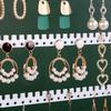 Jewelry Display Rack Earrings Ring Necklace Watch Jewelry Shelf Organizer Bracelet Stand Holder Hooks Home Storage Organizer