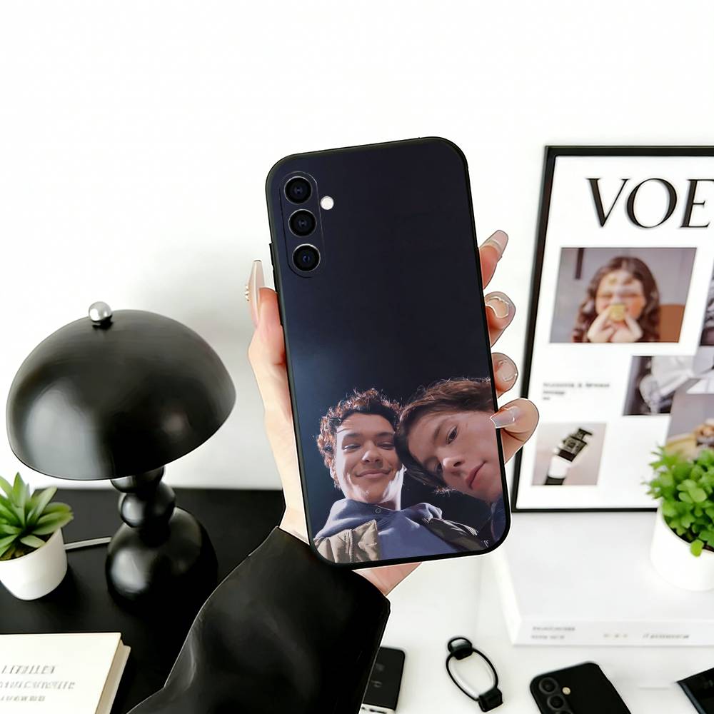 Y-Young R-Royals S3 Handyhülle Für Samsung Galaxy A73,A72,A71,A70,A53,A52,A51,Weiche Silikon Schwarze Hülle