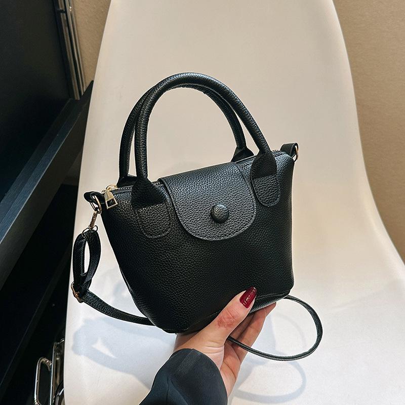 Kadın Fransız Şık Kova Çanta - 2023 Trend Çok Yönlü Çapraz ve Omuz El Çantası