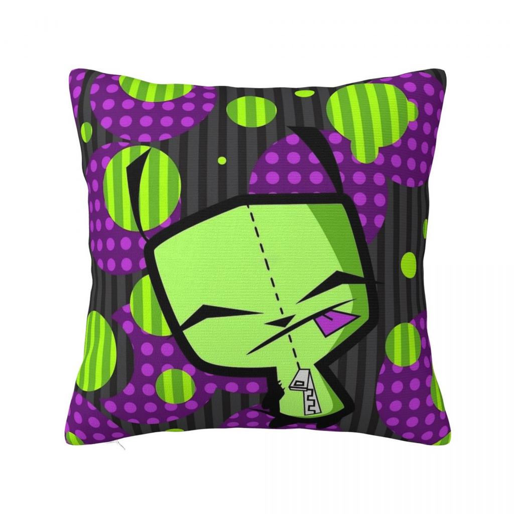 Invaders Zims Gir Cartoon Square Pillow Case Cushion Covers Fashion Polyester Decorative Pillowcase For Bed 40*40Cm