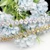1.2cm Rhinestone Embroidered Chain Lace, Miao Ethnic Waist Decor, DIY Clothing Accessory - 9 Meters