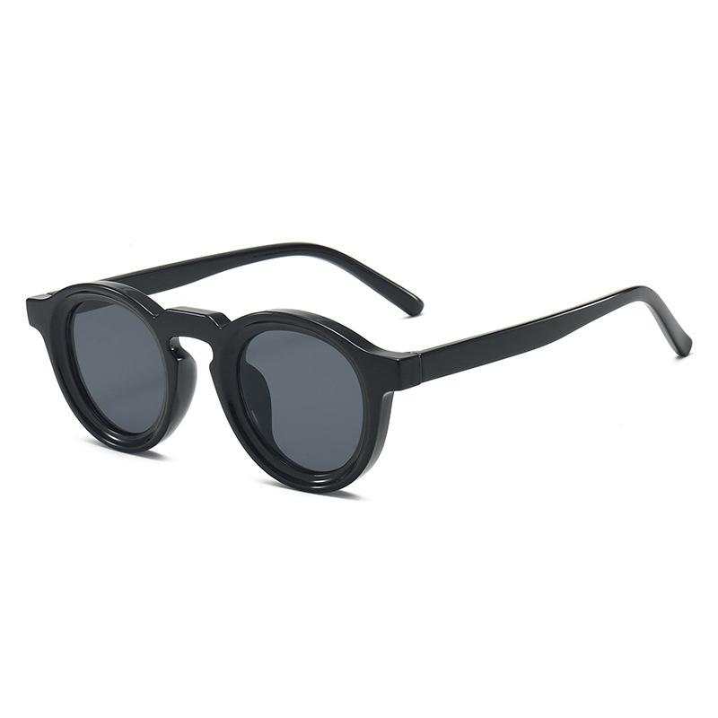 Round Small-Frame Premium Unisex Sunglasses Fashionable Uv Protection Shades