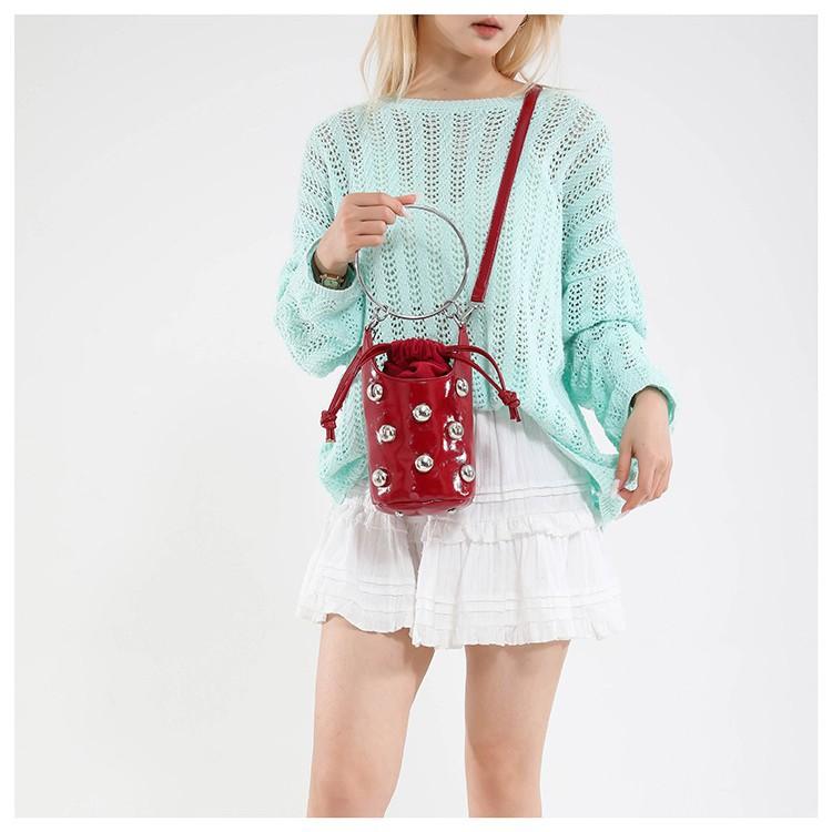 Trend Rivet Fashion Women's Bag 2025 Large Capacity New Shoulder Crossbody Underarm Handbag