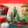 Christmas 3d Laser Cut Card With Gold Foil Snow Globe For Holiday Greetings