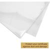GraduationMall Certificate of Marriage 8.5"x 11" Diploma Cover Imprinted Padded Diploma Holder White
