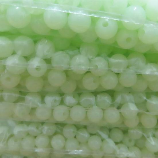 100 Pezzi/Borsa Perline Luminose Multiuso Colorate di Plastica Perline Luminose Notturne per Pesca