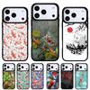 Japanese Koi Fish Soft Phone Case for iPhone 17 16 15 14 13 Pro Max Back Cover for 12 11 Pro Coque