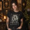 The Gatherer Tarot T-Shirt | Occult Art, Gothic Boho Graphic Tee