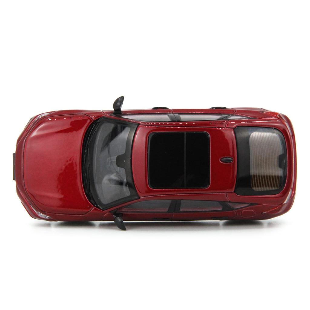Paudi Model scale diecast Honda Civic 2022 model red 1/43 car,