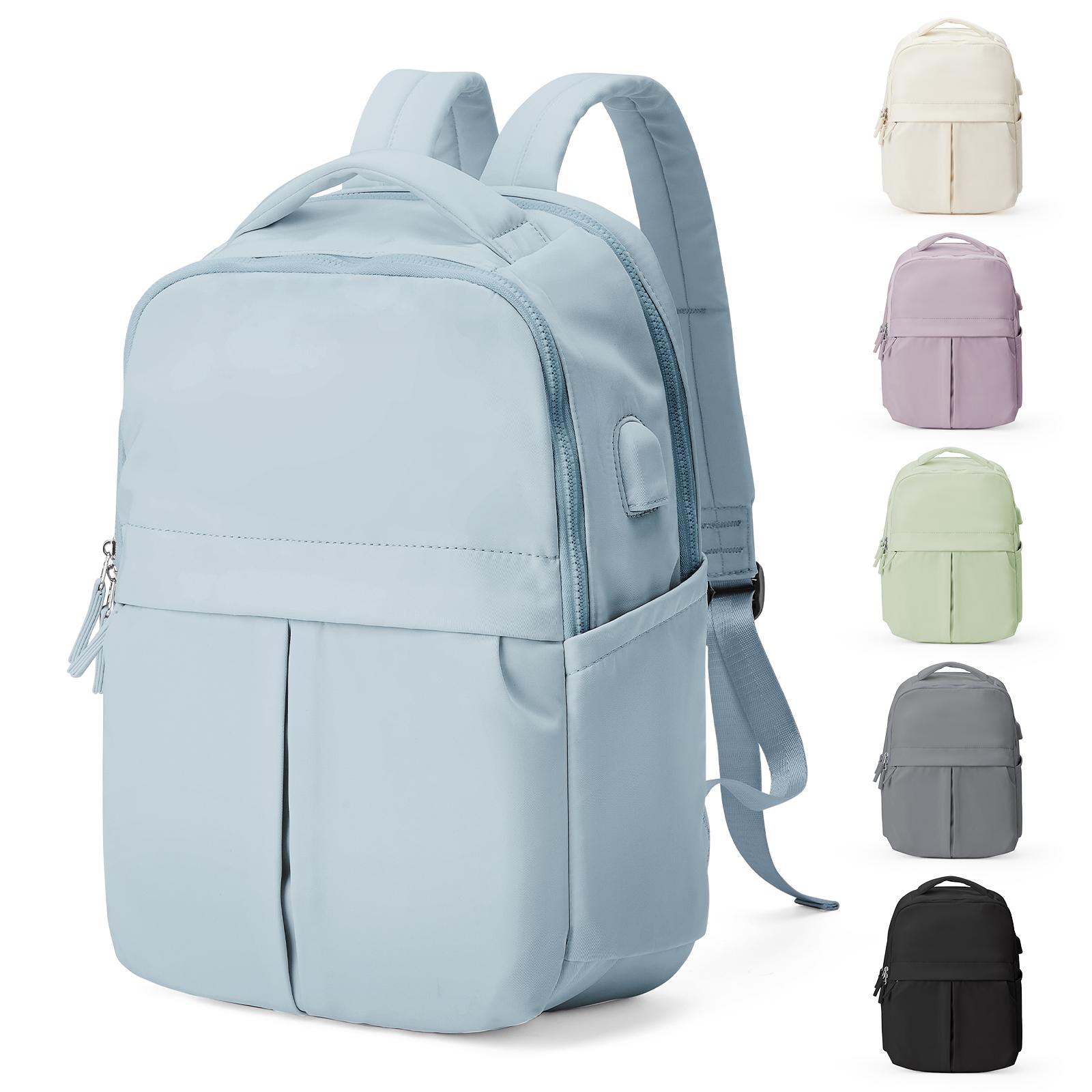 

Purple High Appearance Level School Bag, Male And Female Students Light Backpack, College Students Simple Computer Backpack, Gra синий